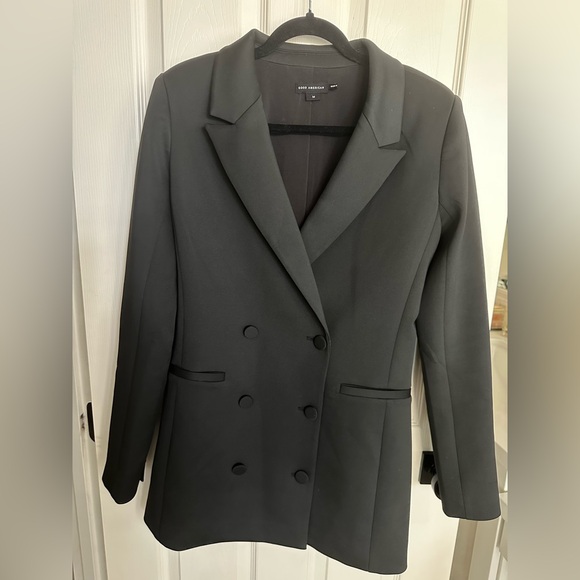 Good American Scuba Blazer/Mini-Dress NWOT Size M - Picture 4 of 5